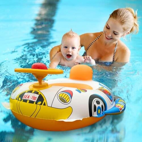 Kids Inflatable Swimming Rings Summer Children Swimming Pool Float Circle Baby Outdoor Beach Bath Water Play Float Seat Swim Toy