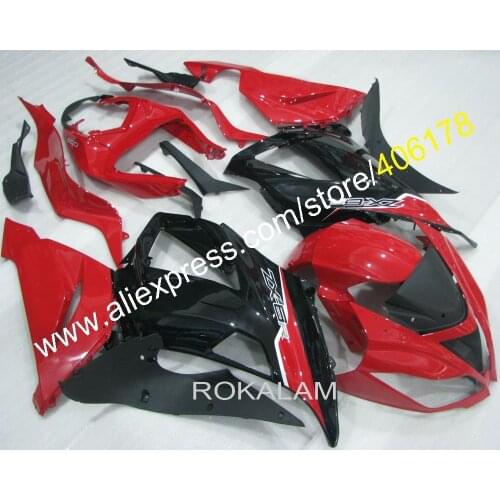 For Kawasaki Ninja ZX-6R 2013 2014 2015 2017 2018 ZX 6R 636 ZX636 ZX-636 ZX6R Red Black Motorcycle Fairings (Injection Molding)