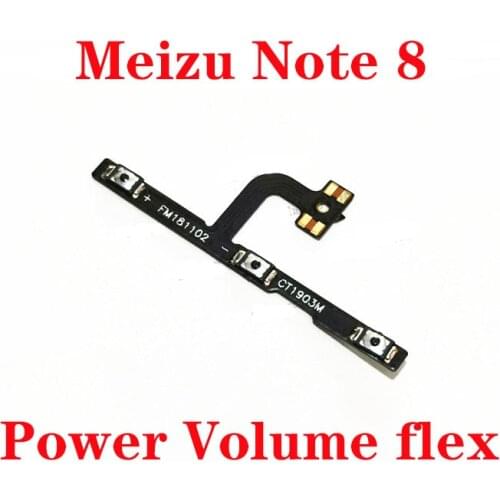 For Meizu Note 8 Volume Button Power Switch On Off Button Flex Cable Replacement