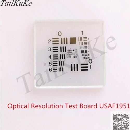 Optical Resolution Test Board Resolving Power Test Target Usaf1951 Machine Vision Camera Calibration Board Correct Pieces 25*25