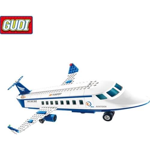 City International Airport Blocks 652pcs Bricks Building Block Sets Educational Toys For Children