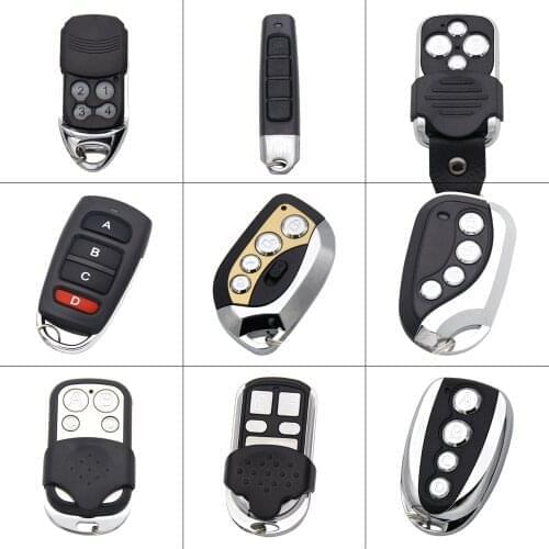 Copy 433,92MHz Gate Garage Door Remote Control Duplicator Clone Fixed Code 433MHz Transmitter Key Chain Opener Command Remote