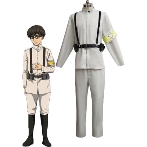 Attack On Titan Cosplay Costume Theater Version Hange Zoe Reiner Braun Marco Bodt Jean Kirstein Eren Jaeger Uniform C147M175