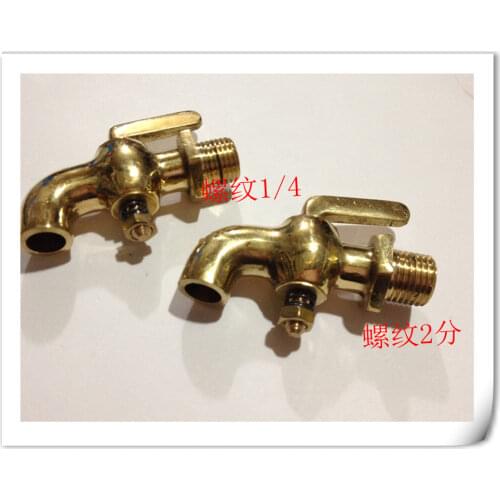 1/8" 1/4" 3/8" 1/2" BSPP Male Thread Bronze Antique Brass One Handle Faucet Petcock Tap Water Fuel Gas Oil
