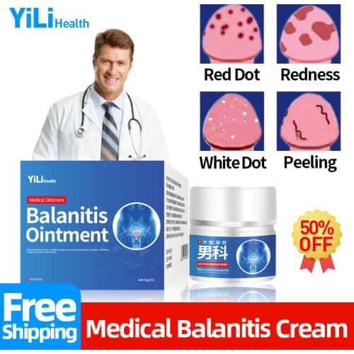 Balanitis Medicine Cream Penile Genital Herpes Medical Treatment Gonorrhea Herbal Ointment Cure Syphilis Inflammation