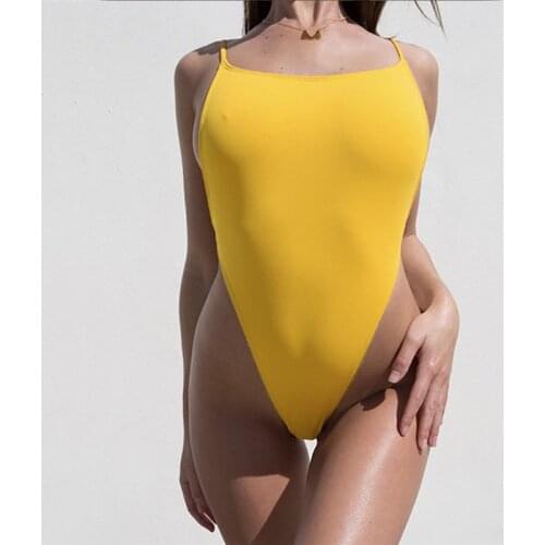 Summer Stylish Women Monokini Swimsuit Push Up Bathing Suit Bikini One Piece Swimwear Romper