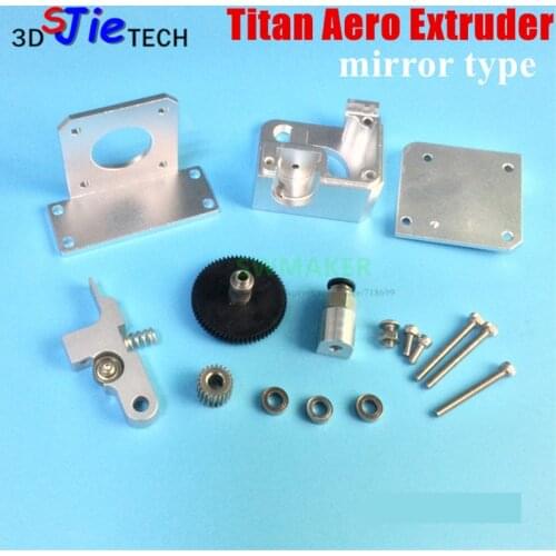 Update 3D printer All metal Titan Aero Extruder 1.75mm for Prusa i3 MK2 3D printer for both Direct Drive and Bowden mirror type