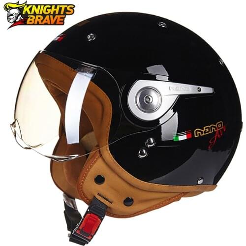 Casco Moto Motorcycle Helmet 3/4 Open Face Scooter Halmet Motocross Vintage Casque Moto Casque Casco Motocicleta Capacete 110A