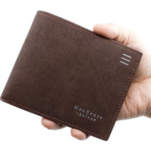Men Wallets Small Money Purses Wallets New Design Dollar Price Top Men Thin Wallet With Coin Bag Multi-card Zipper Wallet
