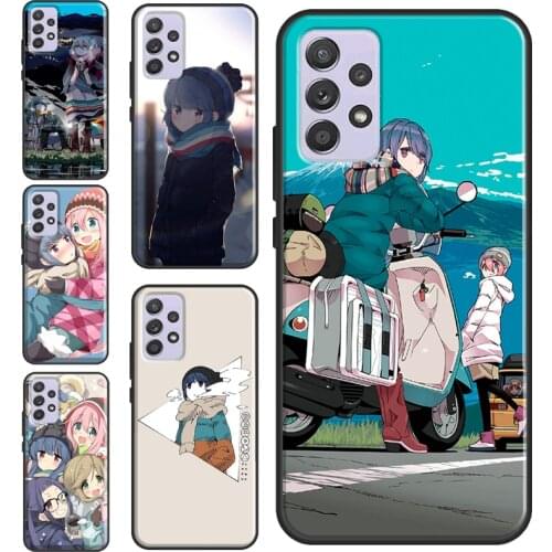 Yuru Camp Anime Silicone Soft Case For Samsung A52 A12 A72 A32 A02 A41 A51 A71 A40 A50 A70 A20e A21S Coque