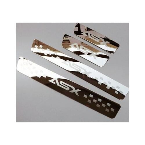 Door Sill Strip 2011-2016 for Mitsubishi ASX RVR Stainless Welcome Pedal Scuff Plates Car Styling Stickers Auto Accessories