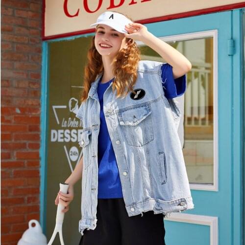 OLGITUM Women's Denim Vests