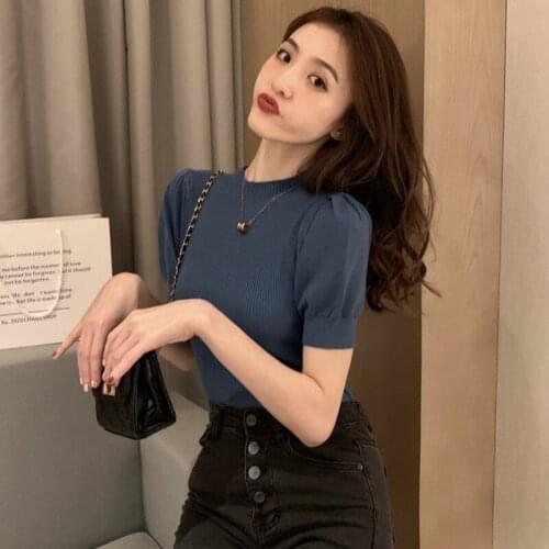 Женские трикотажные футболки SICCSAEE China At AliExpress