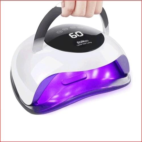 UV LED lamp 120W nail dryer LED ultraviolet ice lamp for drying gel polish automatic sensor manicure tools