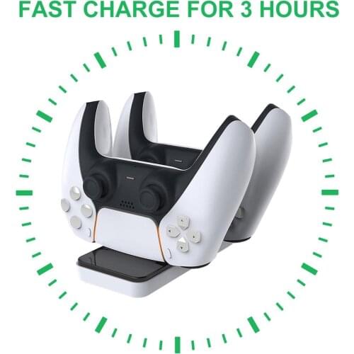 Handle Charger Dock For PS5 Game Controller Charger Dual Charging Stand Station For Playstation 5 PS5 Gamepad Accessory