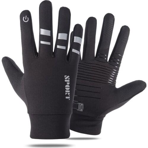 Winter Cycling Riding Gloves Autumn Men Women Touchscreen Non-slip Gloves Outdoor Cold Weather Motorcycle Thermal Fleece Gloves
