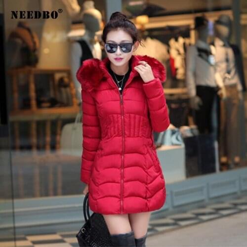 Winter Jacket Women Long Parka Fur Collar Casual Slim Woman Winter Coats and Puffer Jacket Feminine Coat Outwear Long Coat Women