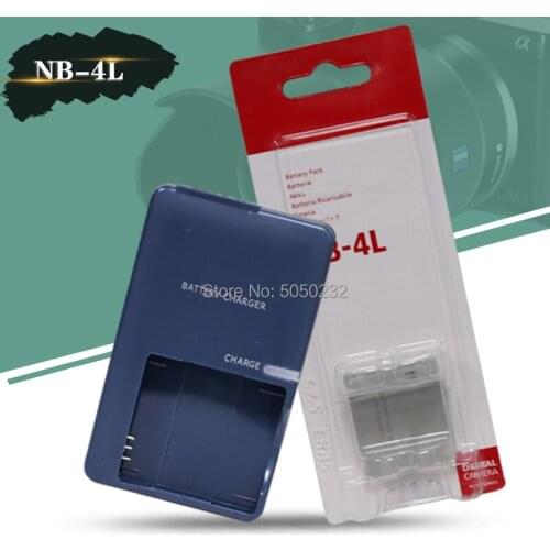 1pcs 3.7V 760mah NB-4L NB4L NB 4L Li-ion Battery For Canon IXUS 30/40/50/55/60/65/80 + Digital Camera CB-2LVE charger