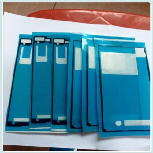 100Sets/200PCS Front+Back Adhesive Glue Tape Sticker For Sony Xperia Z2 D6502 D6503 D6543 LCD Faceplate Back Battery Cover Door