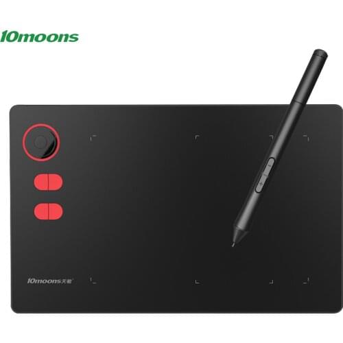 10moons G20 Graphics Drawing Tablet Digital Art Creation Sketch with Battery-free Stylus 8192 Levels Pressure Compatible Android