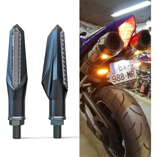 2pc 12 LED Turn Signal Motorcycle Turn Signals Light FOR yamaha tdm 850 honda x4 suzuki v strom 650 KTM 50cc moto accessories