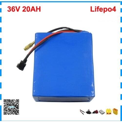 1000W 12S 36V 20AH Lifepo4 Battery 500W 36 Volt 24AH Electric Bike Ebike LFP Bateria With 43.8V Fast Charger Free customs duty