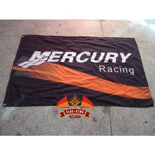 Mercury racing flag,Performance Marine and Automotive Engines banner,flag king