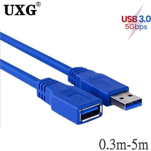 USB Extension Cable Cord Super Speed USB 3.0 Cable Male to Female 1m 1.5m 3m 5m Data Sync USB 3.0 Extender Cord Extension USB