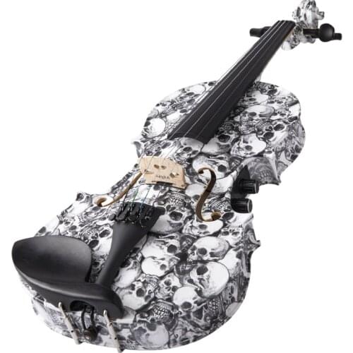 Kinglos High quality solid wood OEM rosin hard case violin chin rest professional electric acoustic violin