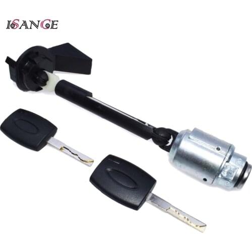 ISANCE Car Bonnet Hood Release Cylinder Lock Kit 2 KEYS For Ford Focus II Mk2 2004 2005 2006 2007 2008 2009 2010 2011 2012