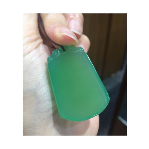 Natural Chalcedony Peace and Nothing Brand Hanging Jade Full-coloured Peace Brand Pendant