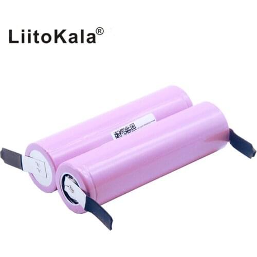 Liitokala ICR18650-26FM New 100% Original 18650 2600 mAh Lithium Ion Battery 3.7V Rechargeable Battery + DIY Nickel Sheet
