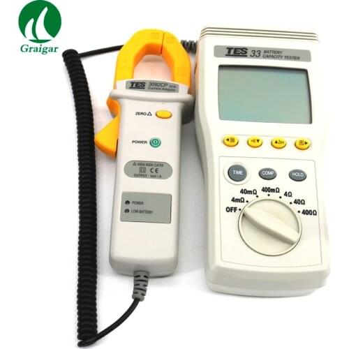 New Original Taiwan TES-33 Battery Capacity Tester Measure Battery Resistance Voltage