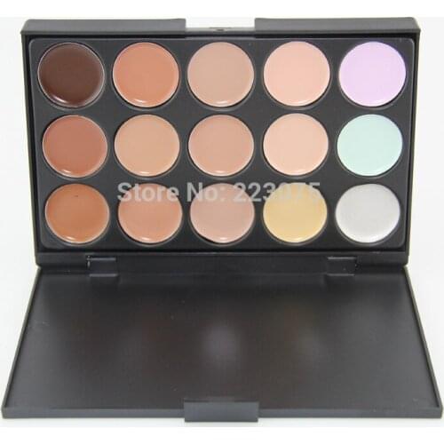 New Professional 15 Color Camouflage Concealer Make Up Cream Palette