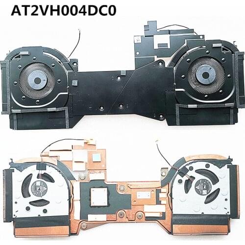 2020 Laptop CPU/GPU Cooling Heatsink&Fan for Lenovo Rescuer Y7000 Y9000 Y730 Y740-17 AT2VH004DC0 NS8CC11-19F15 NS8CC12-19F16