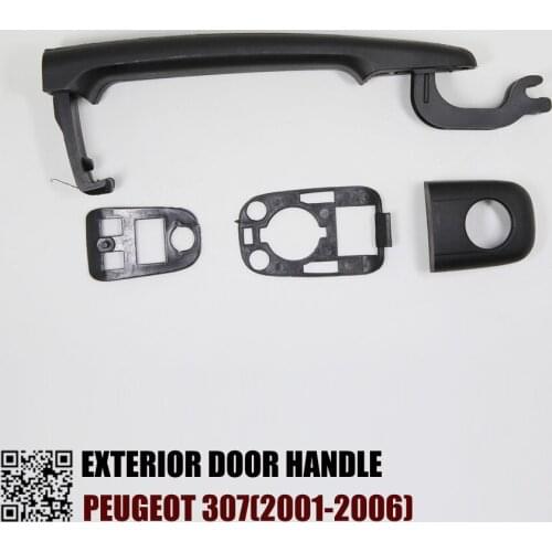 OKC CAR STYLE EXTERIOR DOOR HANDLE FOR PEUGEOT 307(2001-2006) FL:9101-W2 FR:9101-W3 FL:9101-W9+9101-AC FR:9101-WB+9101-AC