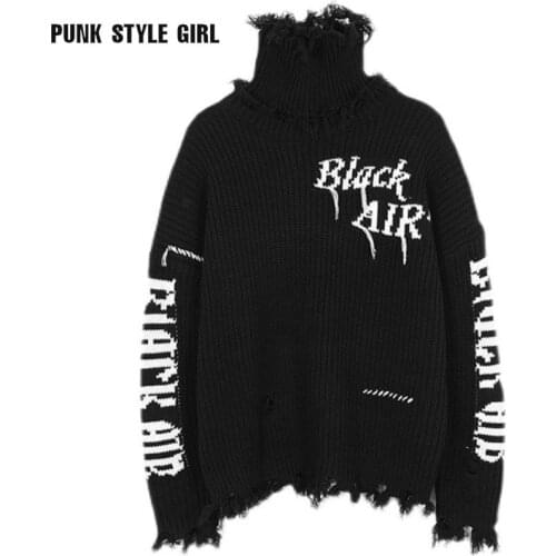 PUNK STYLE GIRL Women's Pullovers