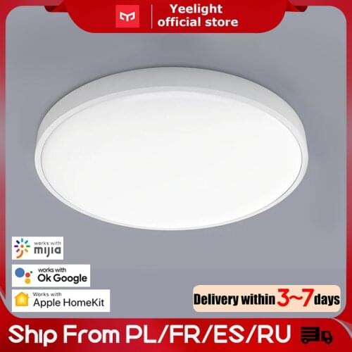 Yeelight Smart Ceiling Lights 450C/550C Support Homekit Bluetooth Remote APP Voice Control Intelligent Lamp Works With Mijia