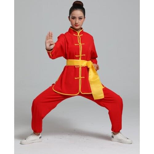 2021 unisex tai uniforms traditional chinese style oriental wushu performance costumes linen cotton kung fu wing chun suit