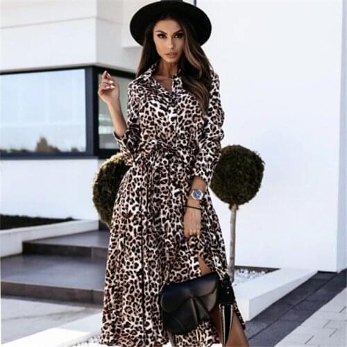 Party Dress For Womens Long-sleeved Lapel High-waisted Lace-up Autumn And Winter Female Midi Dress Ladies Sexy Steer Wear