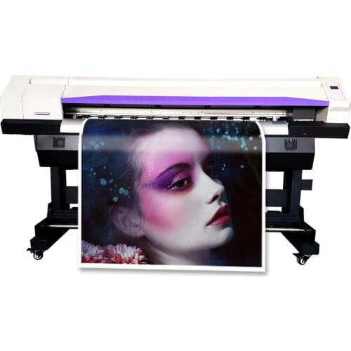 DX7 Head Eco Solvent Printer For Vinyl Sticker Wallpaper Cmyk Digital Color Printing Machine