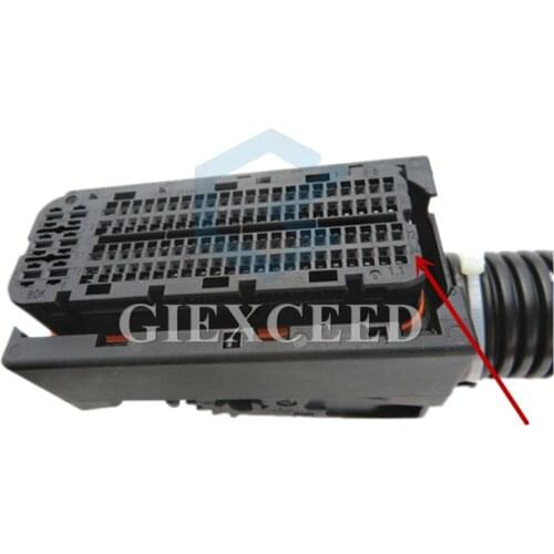 1 Set EDC17 94 Pin Auto Truck ECU Plug PC Board Socket Common Rail Connector With Wiring Harness For Bosch