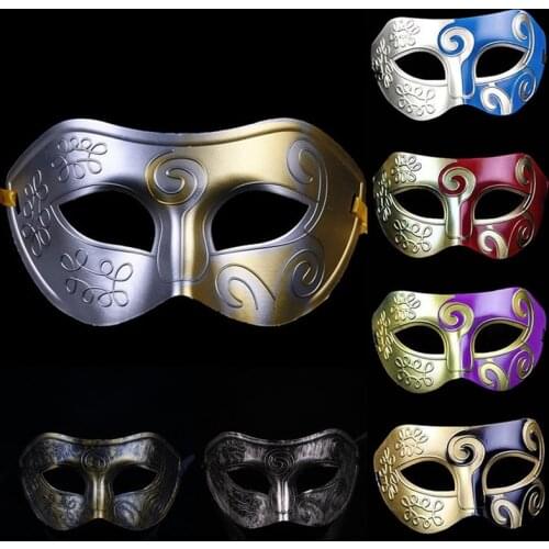 2021 Hot Retro Man Male Roman Gladiator Fancy Dress Party Mask Costume Party Fancy Nightclub Party Mask