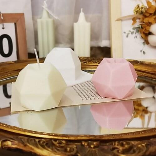 3D Irregular Silicone Candle Mould Aromatherapy Candle Mould DIY Handmade Candle Material Resin Mold Candle Making Supplies