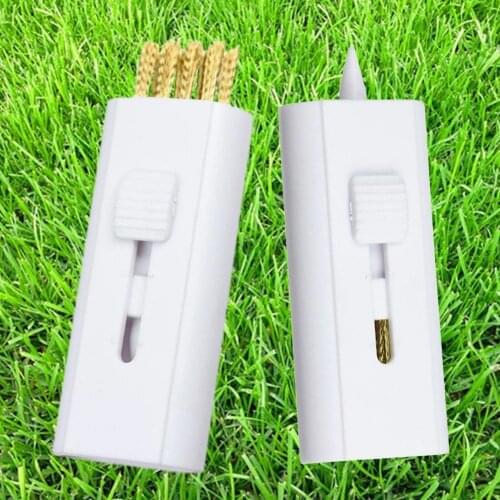 Copper Wire 5Pcs Useful Ball Shoe Cleaner Spike Brush Cleaning Tool Retractable Golf Brush Anti-crack for Shoes