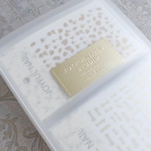 80 Sheets 3D Nail Sticker Decal Collecting Albums Storage Holder Nail Art Display Showing Book Container Tool Matte Transparen