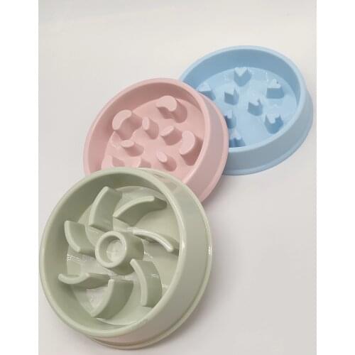 Anti Choke Pet Dog Feeding Food Bowls Puppy Slow Down Eating Feeder Dish Bowl Healthy Diet Dish Pet Dogs Supplies