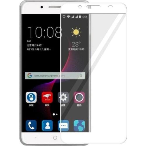Zte Blade A610 Plus full tempered glass screen Protector White