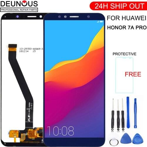 2018 New 5.7 inch for Huawei Honor 7A pro aum-l29 AUM-L41 LCD Display Touch Screen Digitizer Assembly Original LCD+Frame Aum-L21