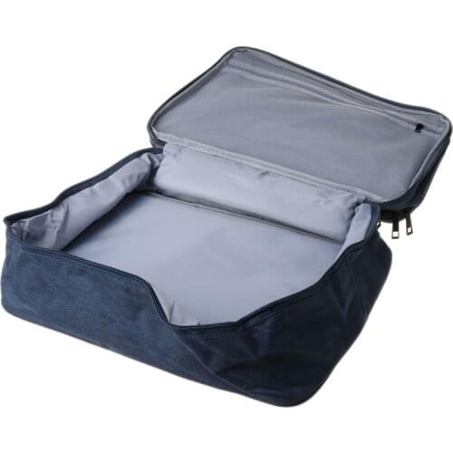 Double Layer Document Ticket Bag Zipper Storage Large Capacity Certificates File Pocket